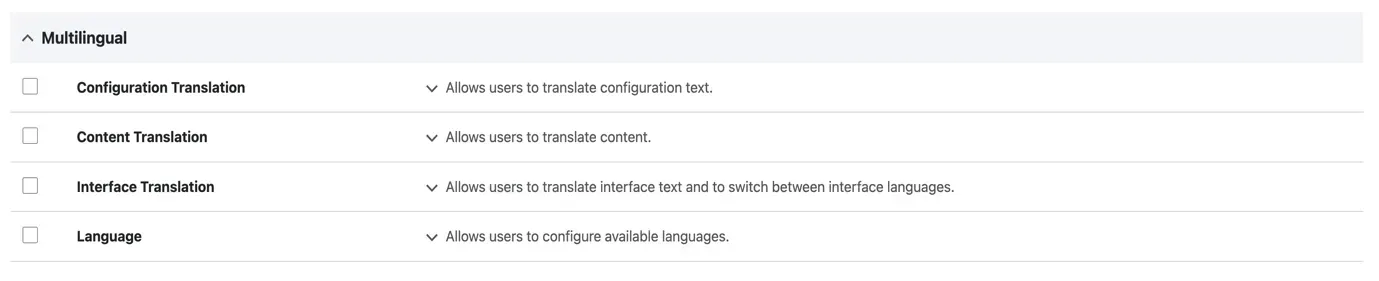 Enable Required Modules