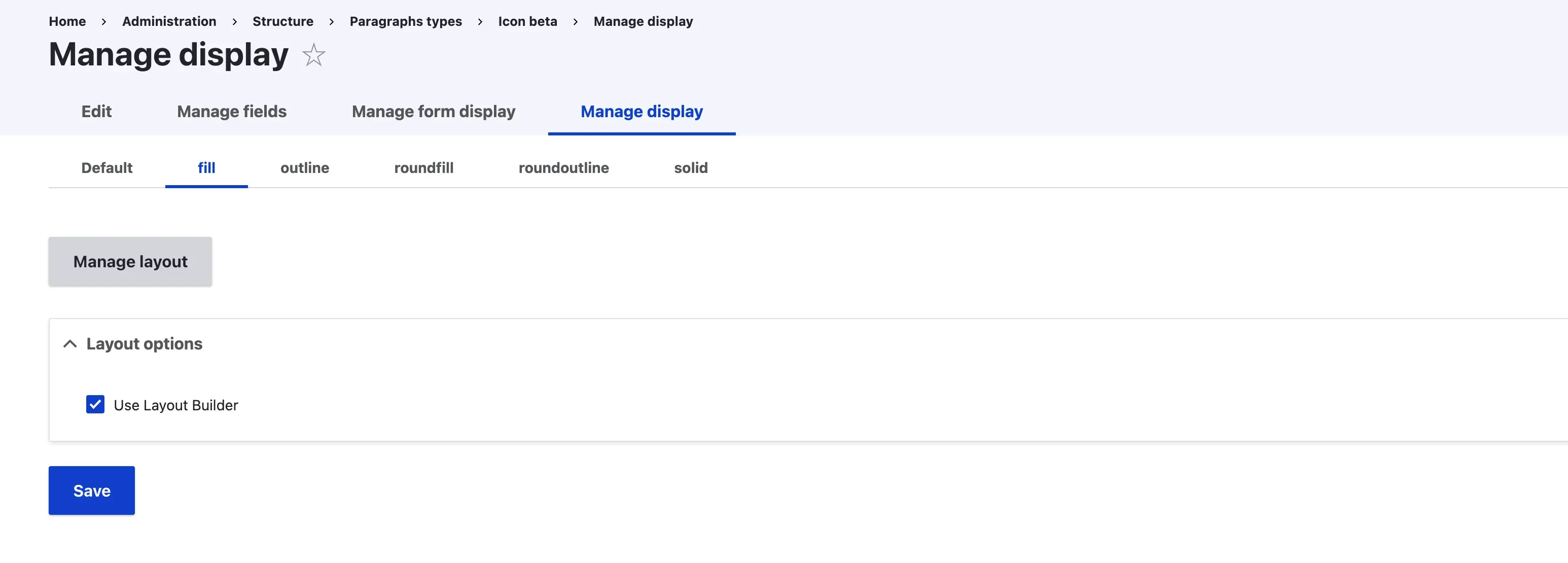 manage display