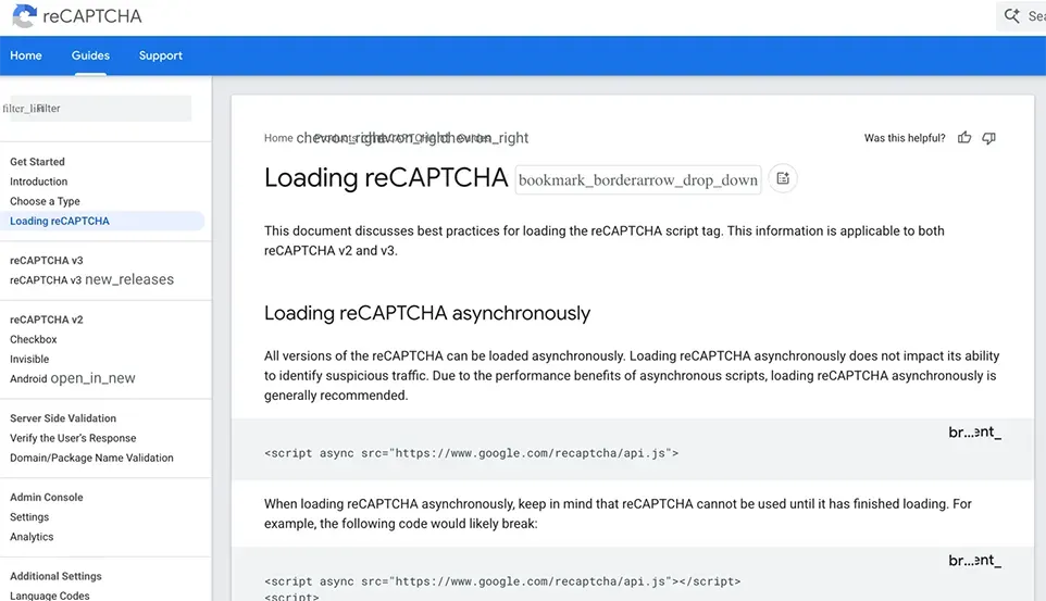 reCAPTCHA 1